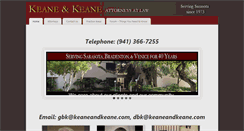 Desktop Screenshot of keaneandkeane.com